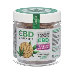 Euphoria CBD Cookies White Widow, 120 mg CBD, 12 pcs, display
