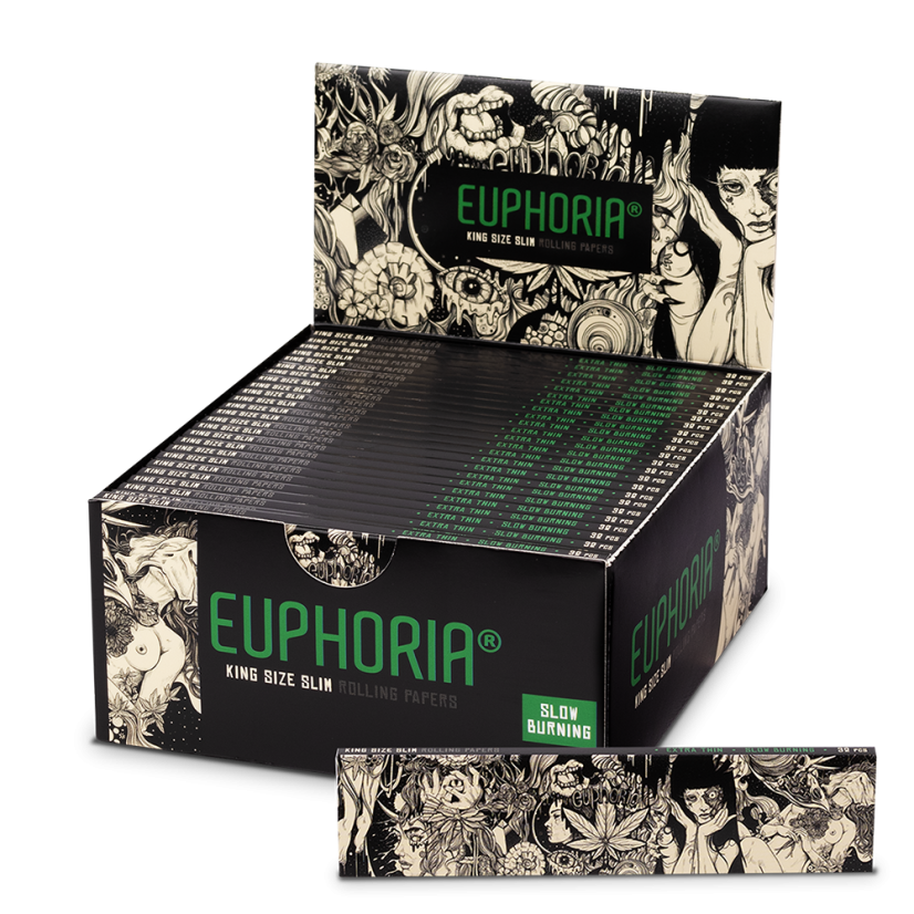 Euphoria Мистицал Роллинг Паперс Кингсизе Слим - Дисплаи Бок са 50 паковања
