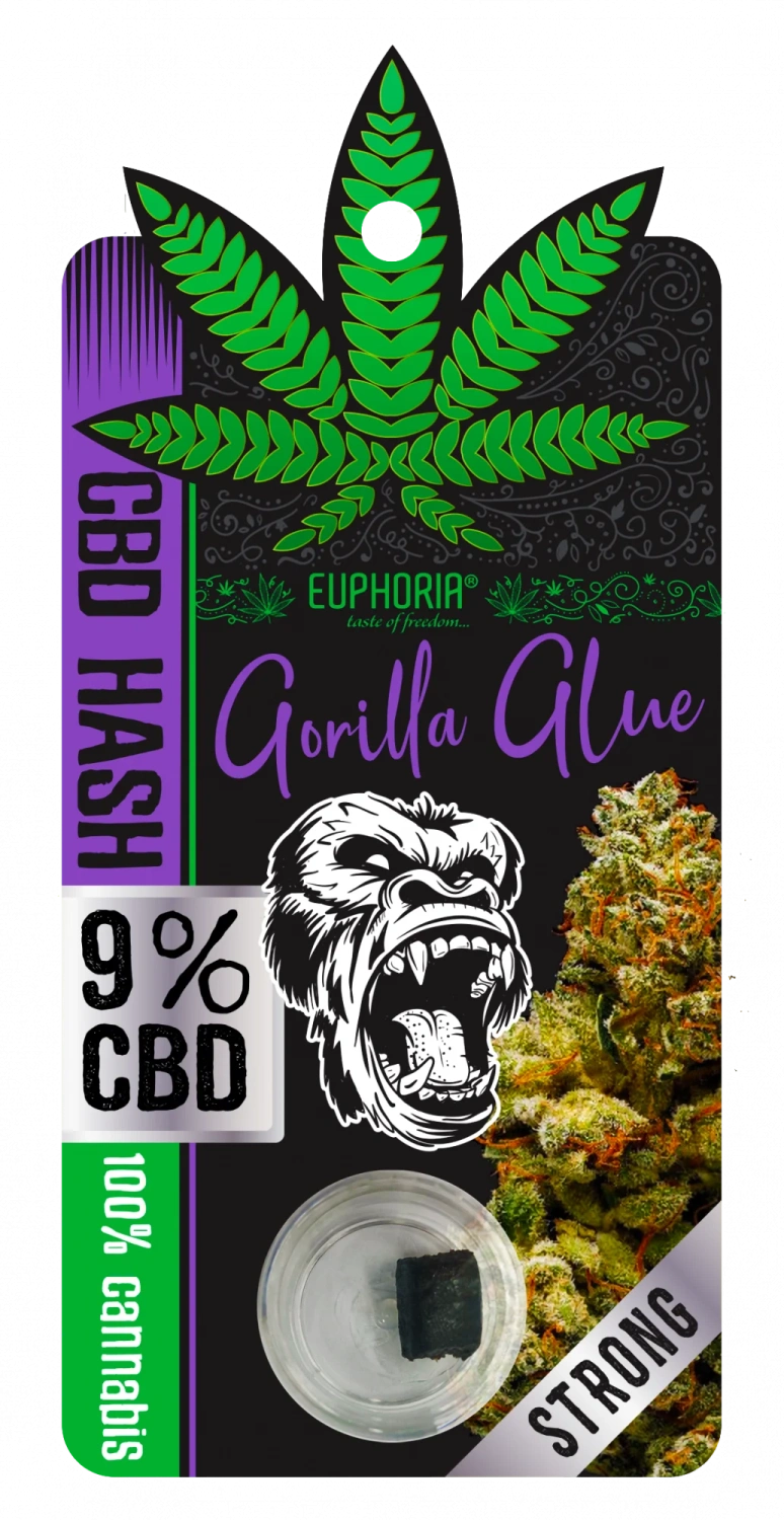 2本【断捨離】THXE×CBP 95% 1ml Gorila Glu Euphoria CBD Hash 9% Gorilla Glue 1 g
