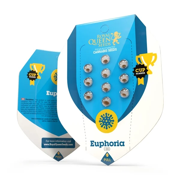 Royal Queen Seeds Cannabis Seeds Euphoria Feminized (High CBD)