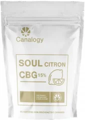 CanaPuff CBG Konopný květ Soul Citron, CBG 15 %, 1 g - 100 g