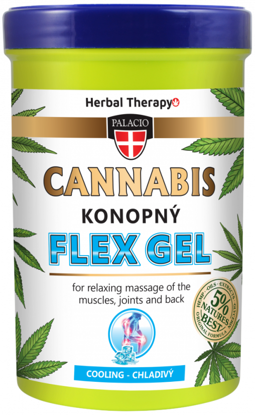 Palacio CANNABIS atvēsinošs masāžas gels, 380 ml
