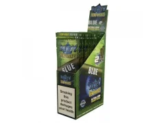 Juicy Jay’s Hemp Wraps - Blunt Blue, სადემონსტრაციო ყუთი 25 ც.