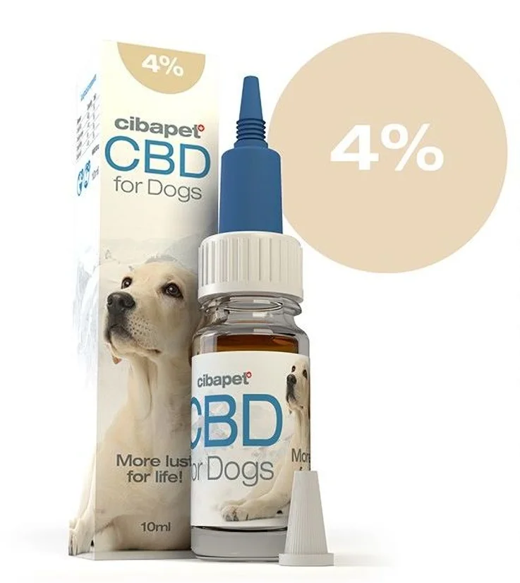 Cibapet 4% CBD масло за кучета, 400 mg, 10 ml