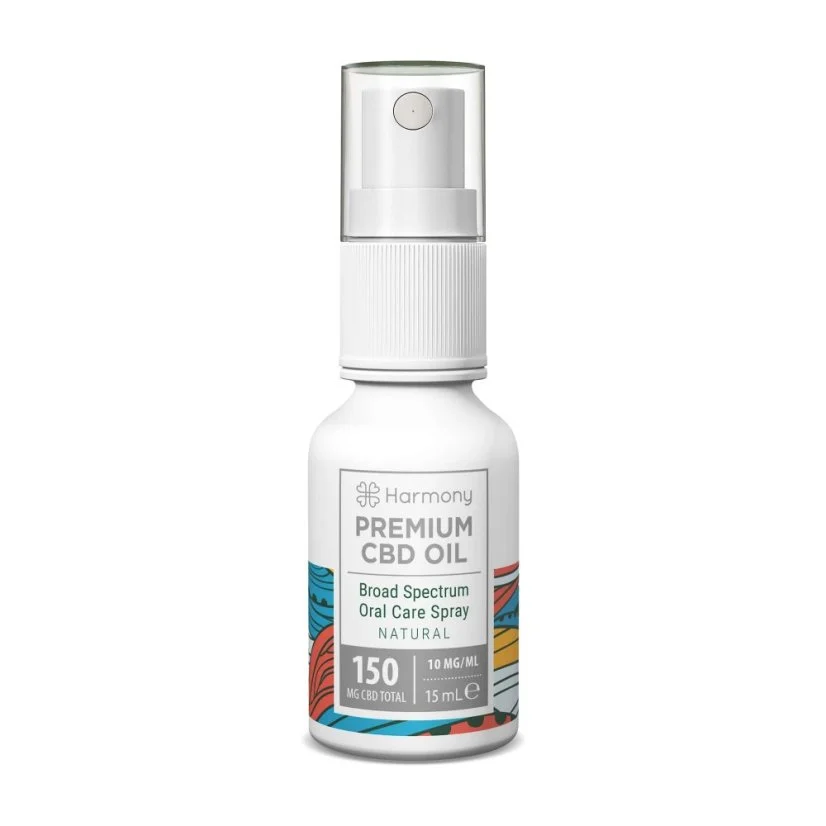 Harmony CBD aerosols mutes kopšanai 150 mg, 15 ml, dabīgs