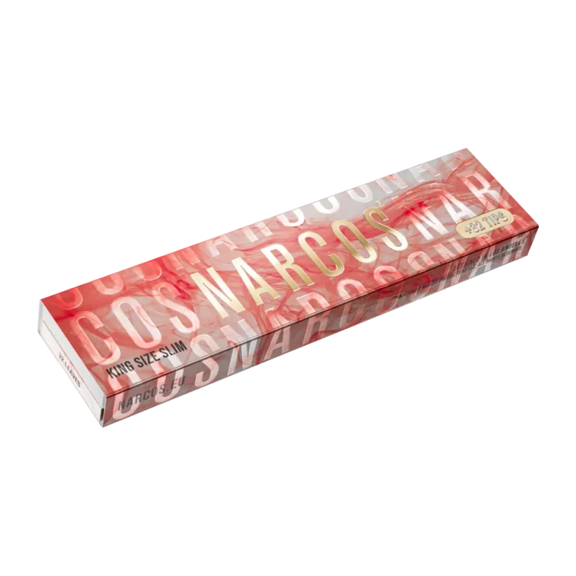 Narcos Limited Edition King Size Slim Rolling Papers + Tips - random design