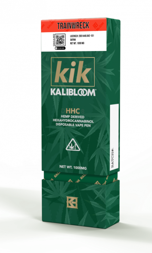 heidolph hei vap core Kalibloom HHC Vape Pen Trainwreck 90 %, 1000 mg HHC, 1 ml
