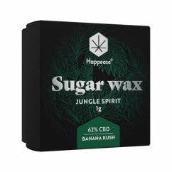 Happease - Extract Jungle Spirit Sugar Wax, 62% CBD, 1 g