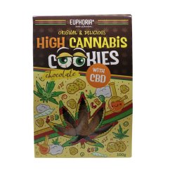 Euphoria High Cannabis Chocholate cepumi ar CBD 100 g - 12 gab.