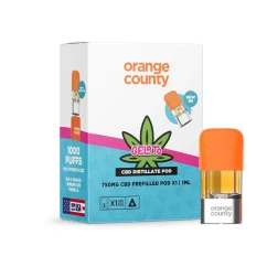 Orange County CBD Prefilled Pod Gelato, 1 ml - Display box 10 pcs