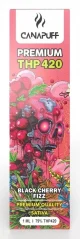 CanaPuff THP420 Disposable Vape Pen Black Cherry Fizz, THP420 79 %, 1 ml