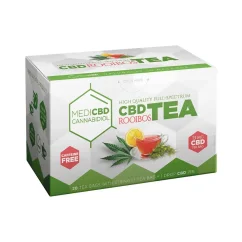 MediCBD Rooibos tēja, CBD 7,5 mg, 20 tējas maisiņu kārba - kartona kārba (10 kastītes), 400 g