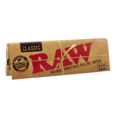 RAW nebalināti īsie papīri izmērā 1 1/4