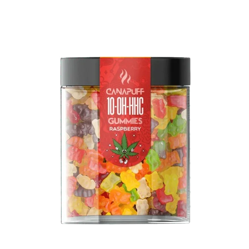 CanaPuff 10-OH-HHC Gummies Raspberry, 10 - 50 pcs