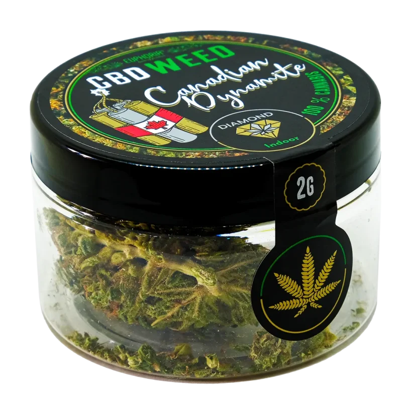Euphoria CBD Weed Diamond Canadian Dynamite, 2 grami