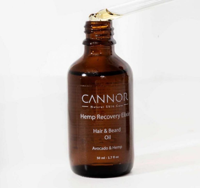 Cannor Nourishing and Soothing Elixir – Matu un bārdas eļļa, 50 ml