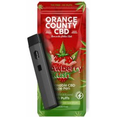 Orange County CBD Vape Pen Strawberry Kush, 600mg CBD, 1ml