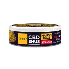 Euphoria CBD SNUS Mango Haze, CBD, 375 mg (15 x 25 mg)