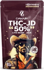 CanaPuff THCJD Flowers Jack 50 % THCJD, 1 g - 5 g