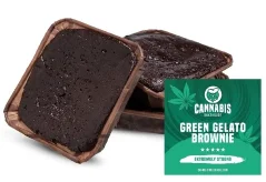 Cannabis Bakehouse Green Gelato Brownie (10 pcs - display box), 70 g