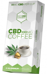 MediCBD kávové kapsle (10 mg CBD) - Karton (10 krabiček)