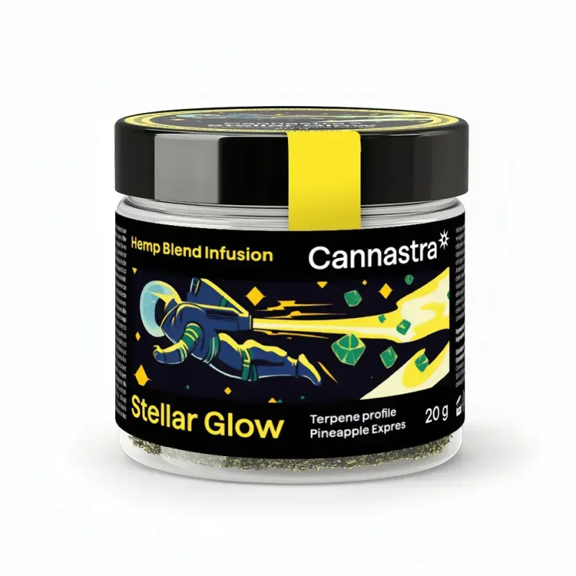 Cannastra Kaņepju maisījums - Stellar Glow malti ziedi Pineapple Express (20 g)