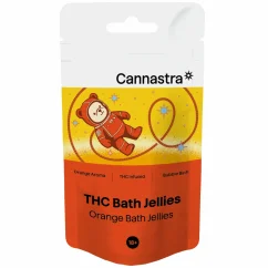 Cannastra THC+ Astro Bears Orange Bath Jellies, 30 pcs x 5 mg, 150 g