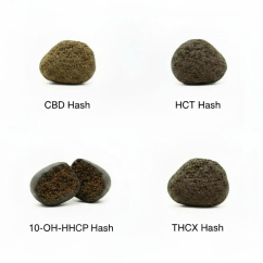 Morocco Hash sample set - CBD Hash, HCT Hash, 10-OH-HHCP Hash, THCX Hash, 4 x 1 g