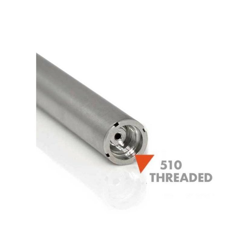 Bateria do kartuszy CBD, 380 mAh, gwint 510, ładowarka USB, Srebrna, 25 szt. - 10 000 szt.