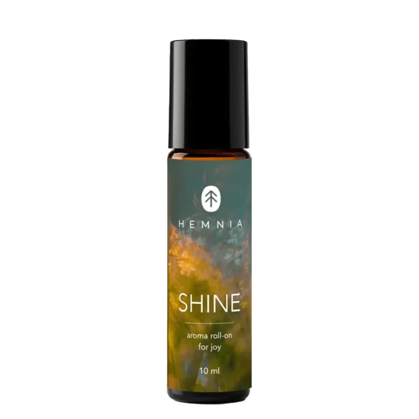 Hemnia SHINE: Aromterapijas rullītis priekam, 10 ml