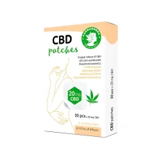 Cannadorra CBD obliži, 600 mg CBD, brez THC, 30 kosov