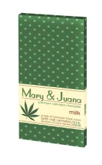 Euphoria Mary & Juana რძის შოკოლადი კანაფის მარცვლებით, 32% კაკაო, 80 გრ.