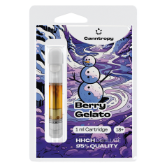 Canntropy HHCH Cartridge Berry Gelato, HHCH 95% quality, 1 ml