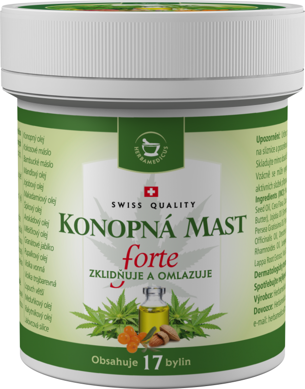 Herbamedicus kaņepju ziede forte 125ml