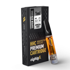 Eighty8 Cartuccia Superstrong HHC Amnesia Haze, 89 % HHC, 10 % THCP, CCELL, 1 ml