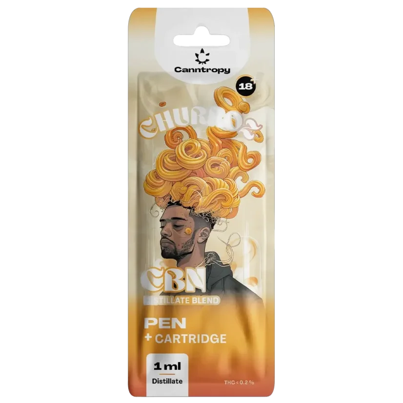 Canntropy CBN Pildspalva + kārtridžs Churroz, CBN 95 %, 1 ml