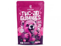 CanaPuff THCJD Gummies Raspberry, 5 pcs x 25 mg THCJD, 125 mg