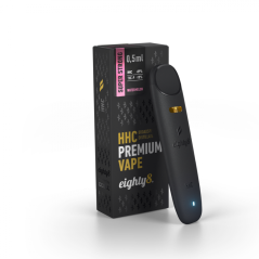 Eighty8 Superstrong HHC Vape Arbuz, 89% HHC, 10% THCP, CCELL, 0,5 ml