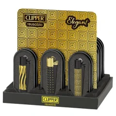 Clipper Klasik Logam – Elegan (12 buah)