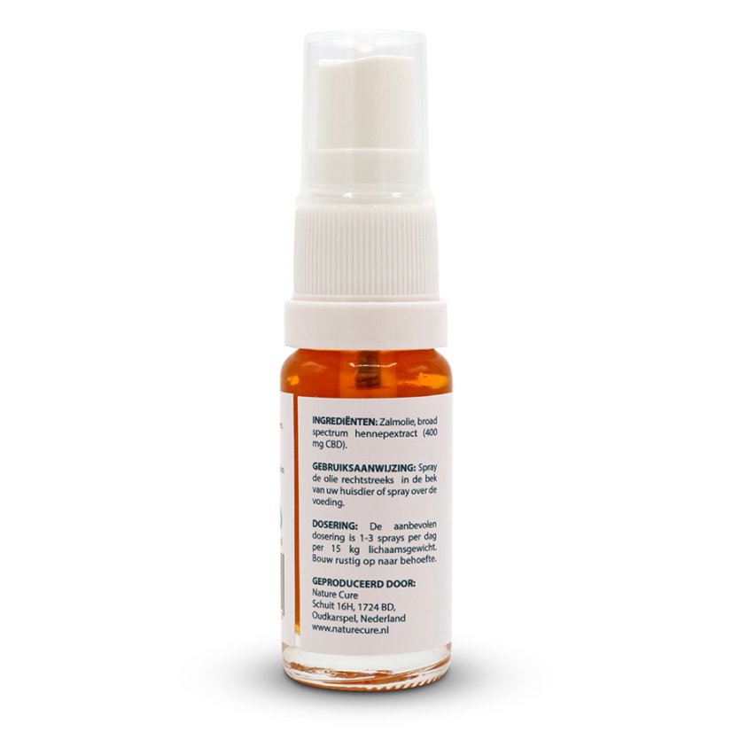 Nature Cure CBD laša eļļa dzīvniekiem 4%, 10 ml, 400 mg