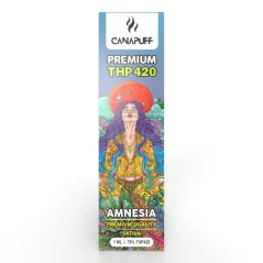 CanaPuff THP420 Disposable Vape Pen Amnesia, THP420 79 %, 1 ml