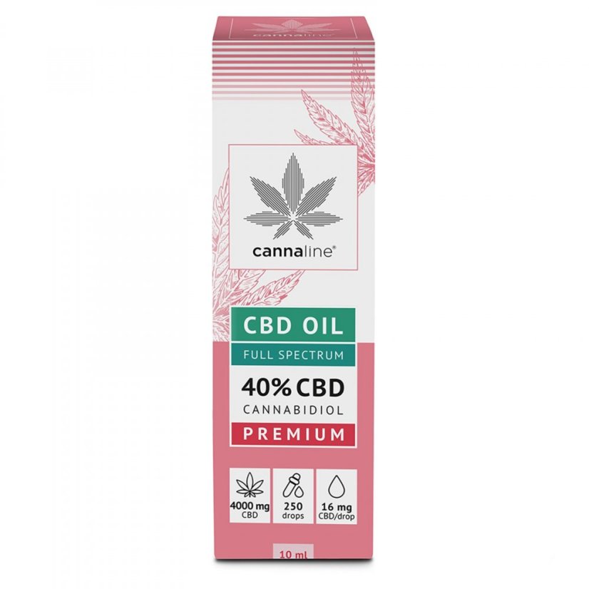CANNALINE Premium CBD-hennepolie 40%, 4000 mg, 10 ml