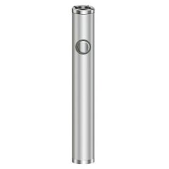 Baterie pro CBD cartridge, 380 mAh, závit 510, USB nabíječka, Stříbrná, 25 ks - 10 000 ks