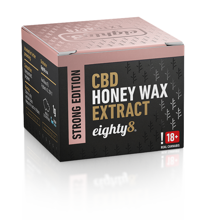 Eighty8 Honey wax Extract 69 % CBD, THC 0,2%, 1 g