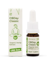Enecta CBDay Plus Organic Hemp Extract CBD oil 10%, 1000 mg, 10 ml