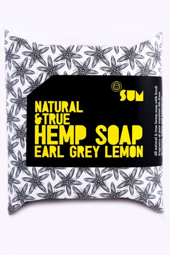 SUM hennep zeep earl grey lemon Natural & True, 80 g
