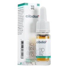Cibdol CBD oil 2.0 15 %, 1500 mg, 10 ml