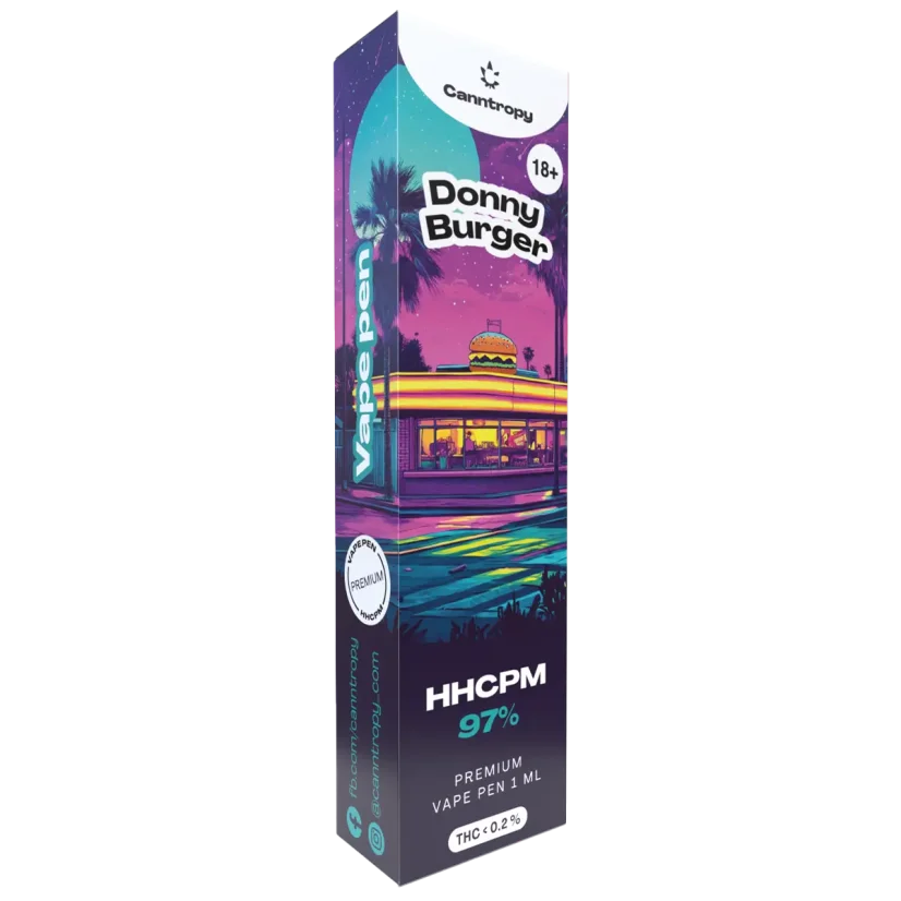 Canntropy HHCPM Vape Pen Donny Burger, HHCPM 97 % laatu, 1 ml