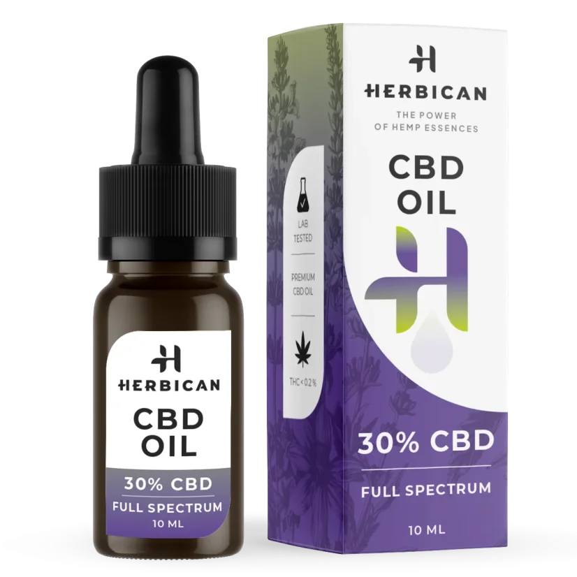 Herbican pilna spektra CBD eļļa, 30%, 10 ml