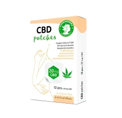 Cannadorra CBD obliži, 240 mg CBD, brez THC, 12 kosov